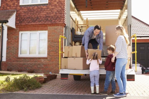 Barnes Removals team preparing safely for a move