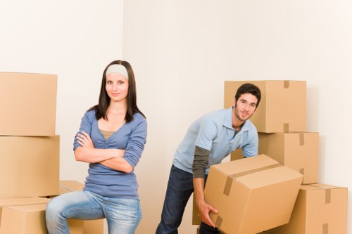 Local Barnes man with van handling boxes and furniture