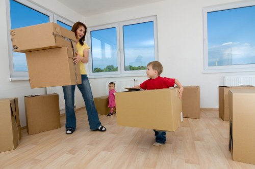 Commercial removals in Barnes with organized packing and labeling