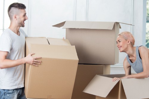 Final office setup after office removals in Barnes