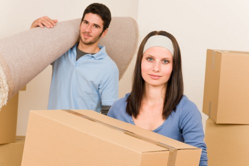 Office relocation service in Barnes with desks and equipment