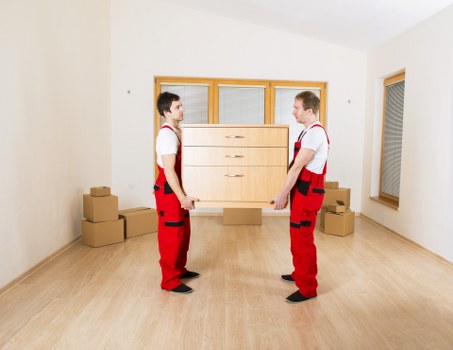 Recycling and sustainability in a Barnes Removals service